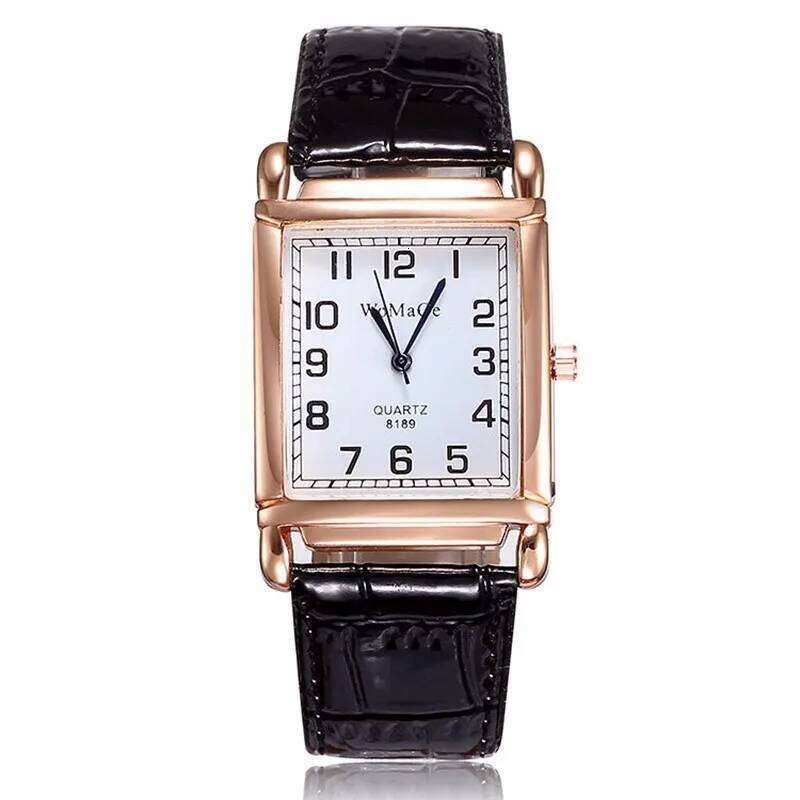 Retro Rectangular Women's Casual Leather Belt Quartz es for Woman Fashion Ladies Clock Gift relogio feminino H260228