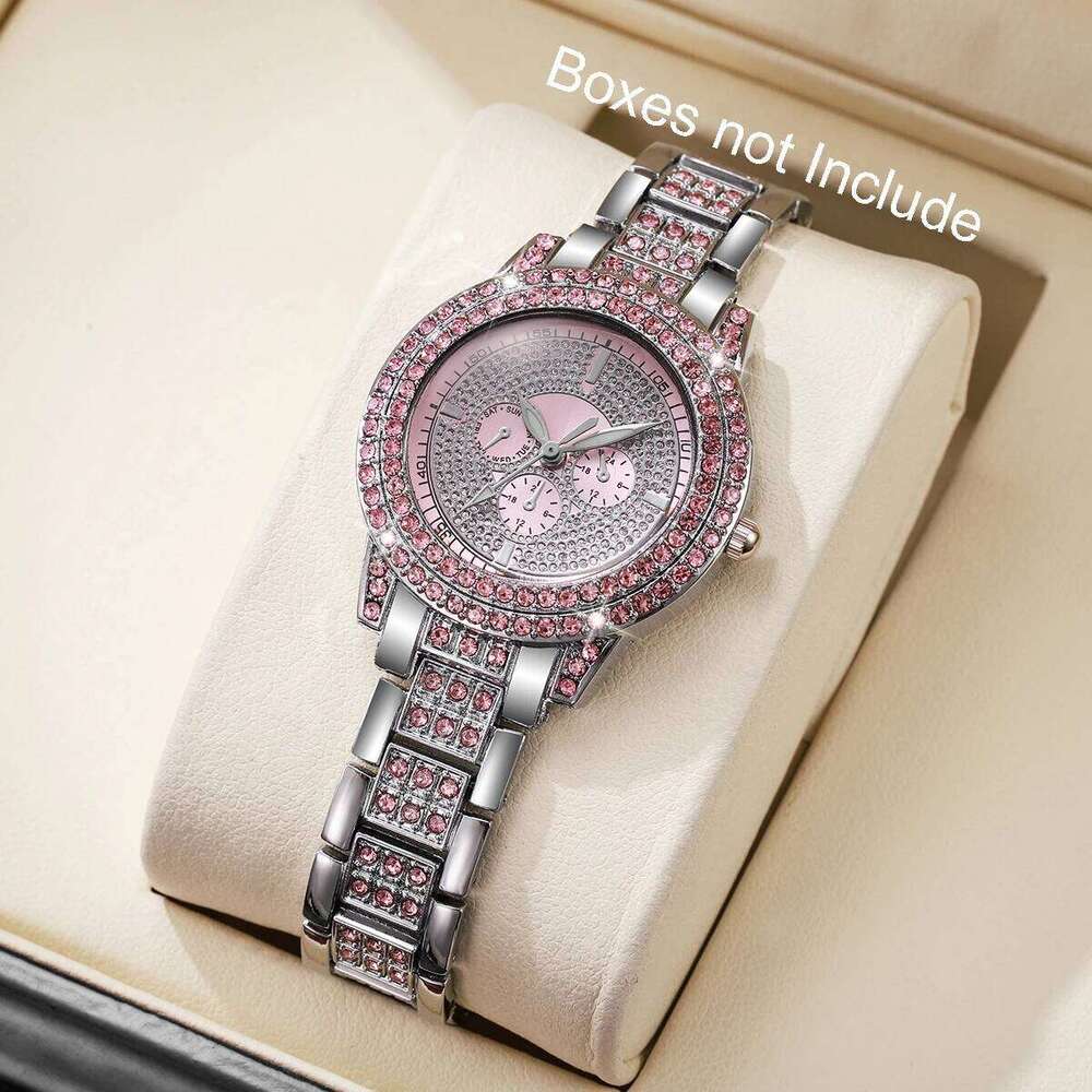 Full Diamond Women Quartz Wrist Fashion Ladies es Reloj Mujer Girls Clock GiftWithout Box H260228
