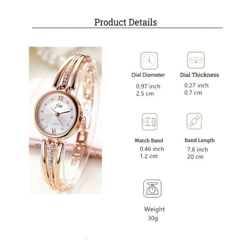 Fashion Rhinestone Steel quartz women wrist H260228