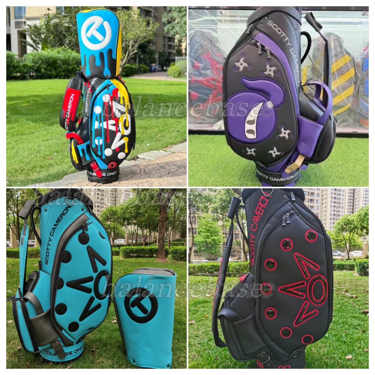 Golf bag portable designer golf ball bag new style fashionable portable Travel bag PU waterproof real photo contact seller golfalchemist