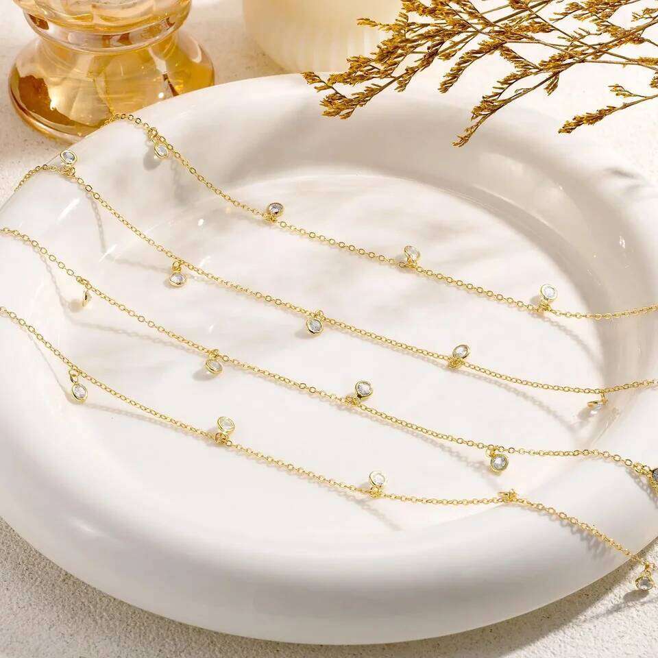 New Double-layer Rhinestone Tassel Women's Beach Fashion Crystal Body Chain Waist Accessory 2025 Bikini Accessories H260228