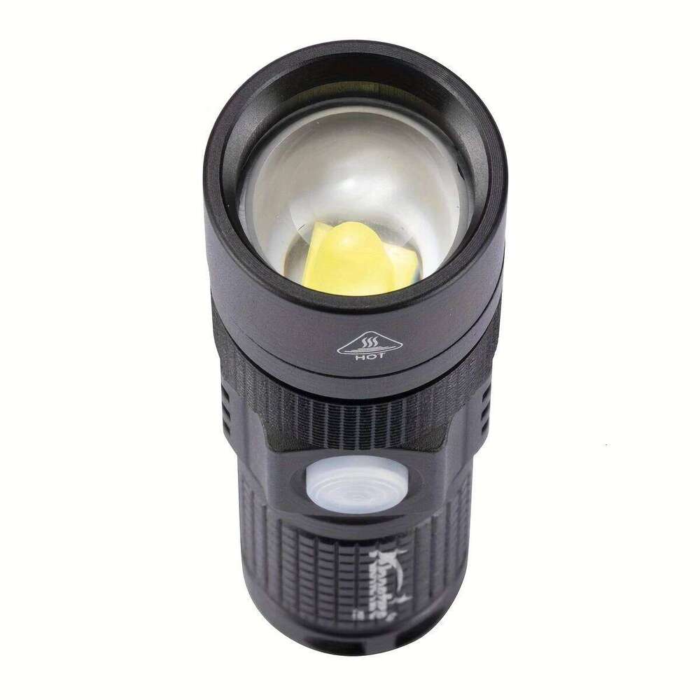 10W Zoom High Bright Palm Small Mini Flashlight Type-C Rechargeable Portable Pocket Hiking Camping Fishing Night llighting Torch Z260301