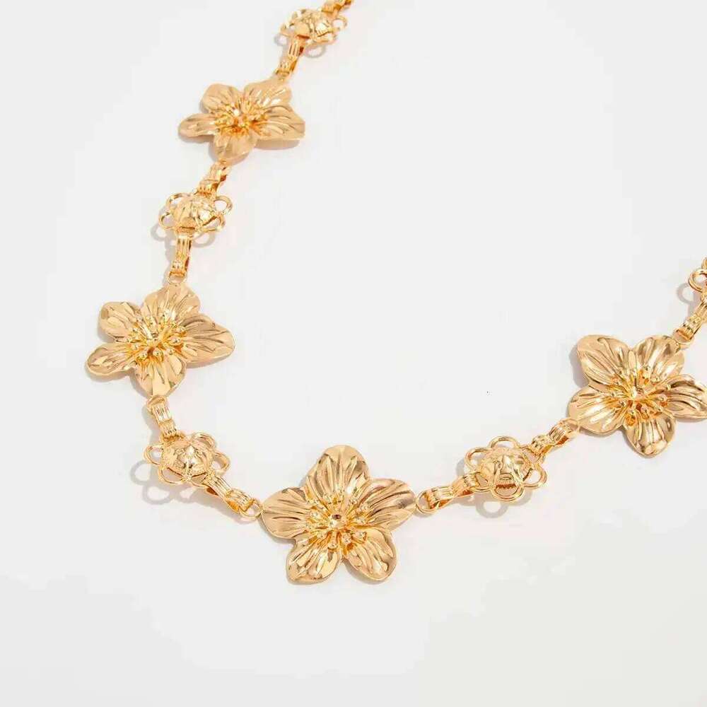 Ingemark Metal Flower Waist Belly Chain for Women 2025 New Trend Sexy Summer Bikini Adjustable Belt Party Body Jewelry Gift H260228