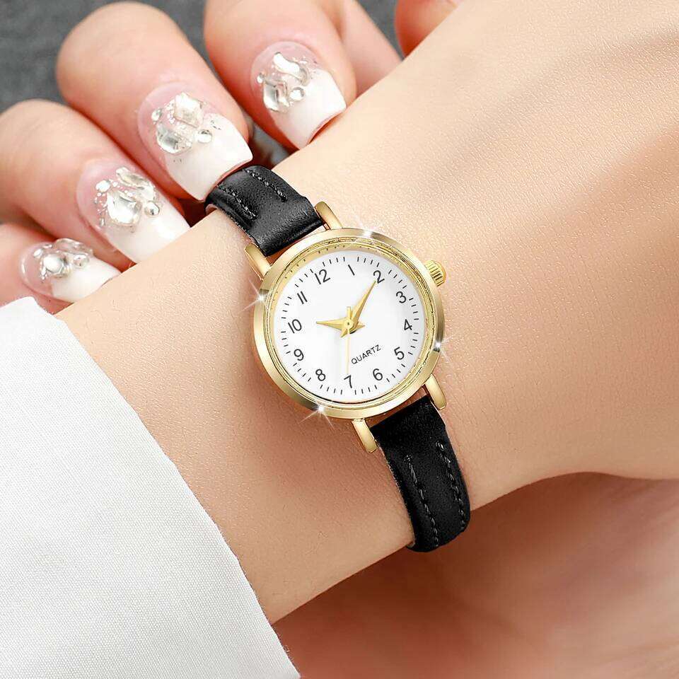 Women es Fashion Small Roma Dial Ladies Leather Band Quartz Reloj Mujer Girls Clock Gift H260228