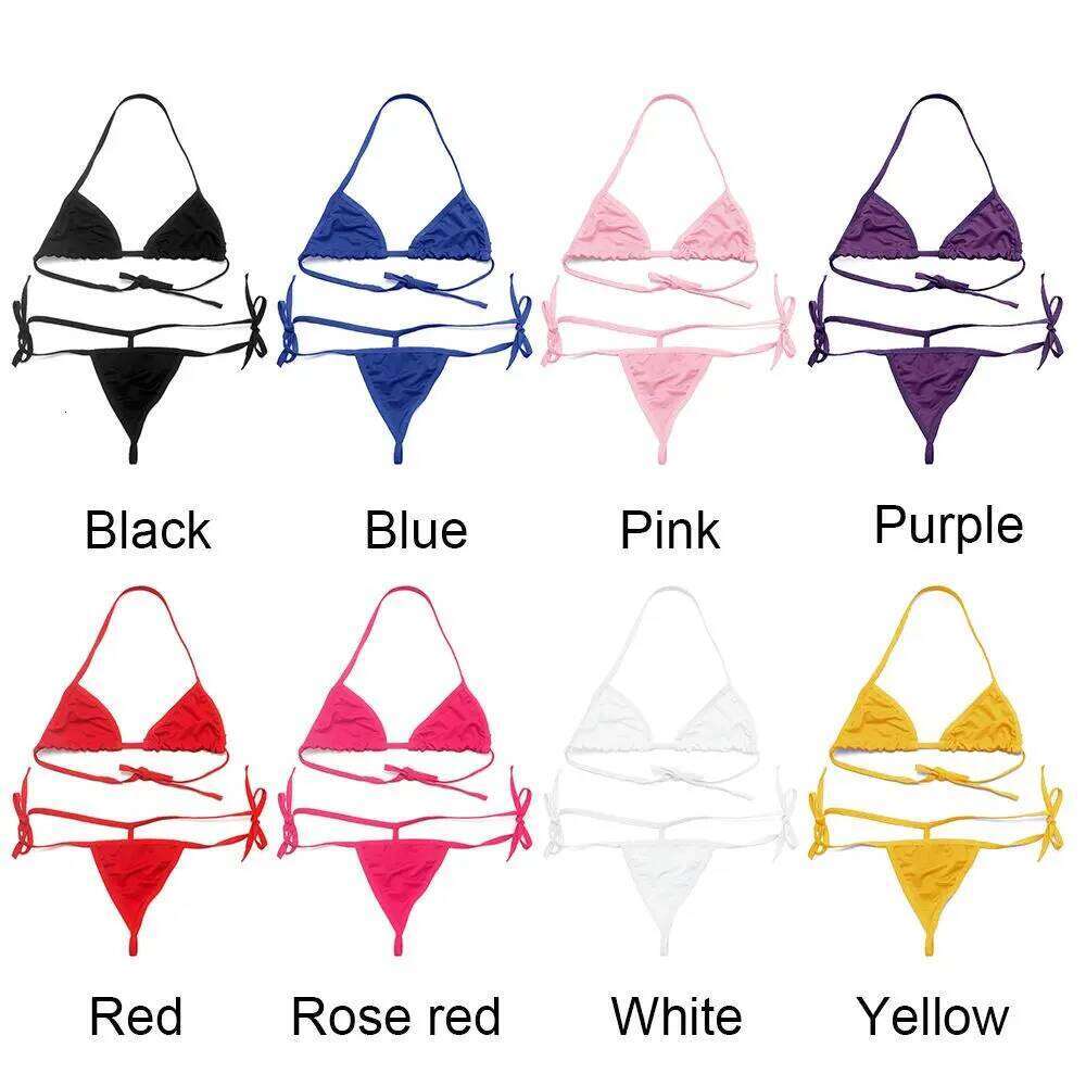 Fashion Sexy Backless Adjustable Bralette Bra Set Panties Underwear Z260301