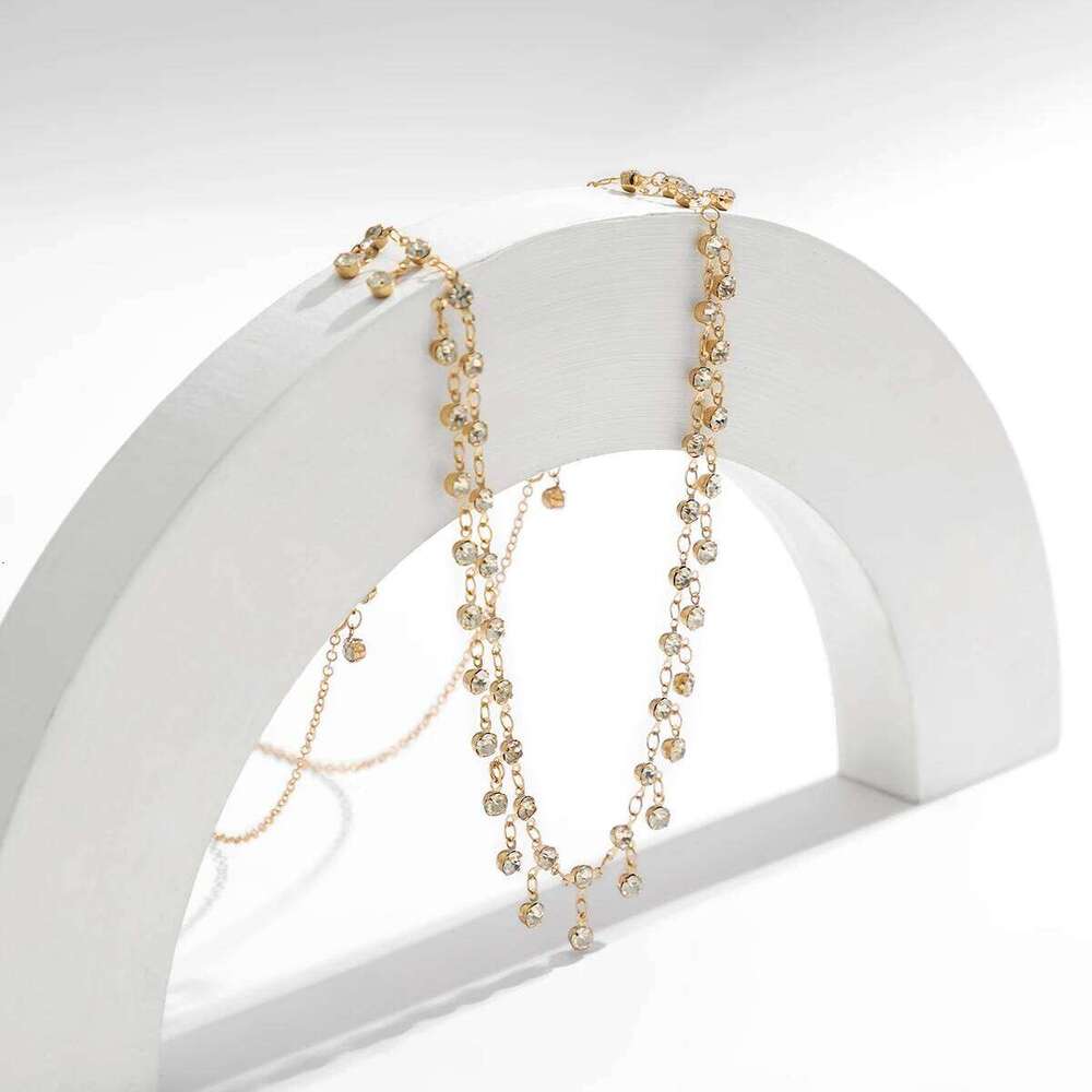 Sexy Tassel Waist Belt Zircon Rhinestone Belly Body Chain Fashion Trend Jewelry For Women Festival Rave Party Accessories H260228