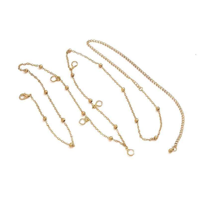 New Fashion Sexy Double Layer Crystal Pendant For Women Waist Bead Chain Belly Belt Summer Beach Body Jewelry Gifts H260228