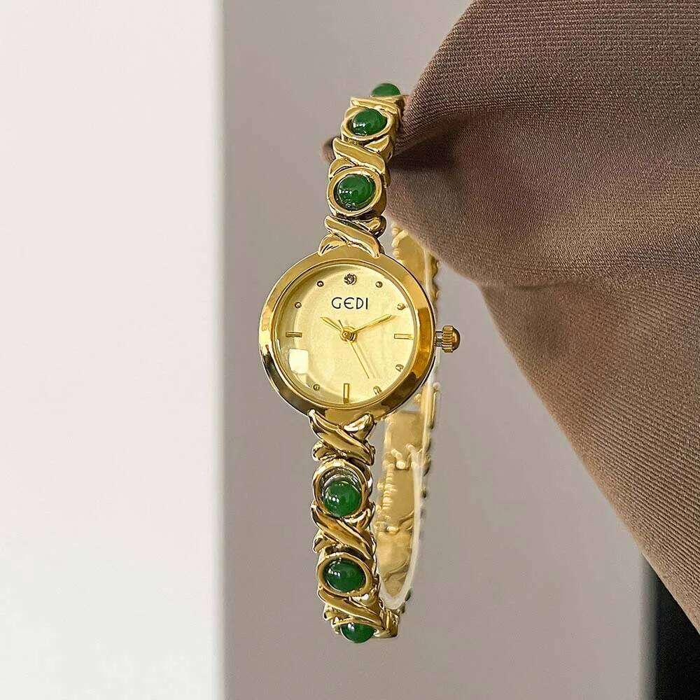 GEDI New Quartz Exquisite Pearl Premium Women's Waterproof Wrist relogio feminino H260228