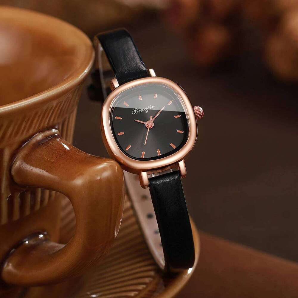 Fashion Square Dial Women es Ultra-thin Leather Strap Ladies Quartz Wrist Reloj Mujer Girls Clock Gift Without Box H260228