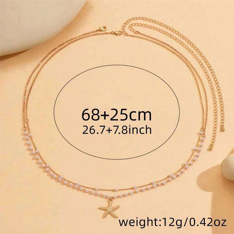 Fashionable Double Layer Imitation Pearl Waist for Women Minimalist Sexy Sequin Link Belly Chain Beach Jewelry H260228