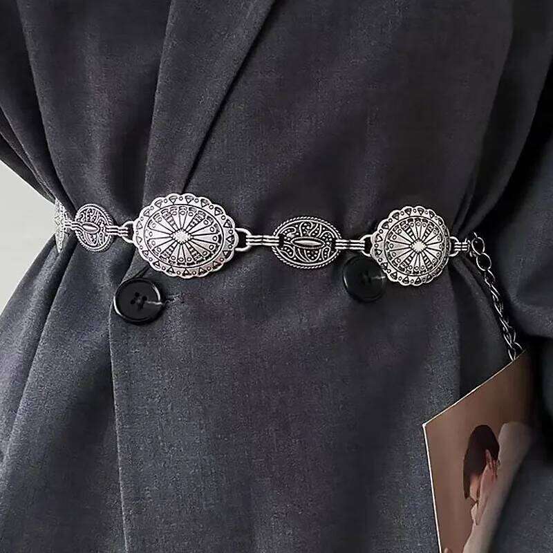 Vintage Chic Bohemian Belly Chains Women Exquisite Metal Belt for Ladies Perfect Match with Dresses Daily Wear and Party H260228