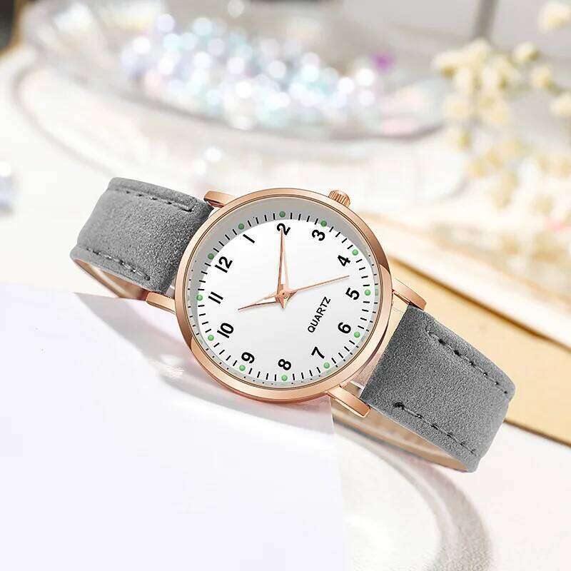 Fashion For Women Leather Belt es Ladies Luxury Analog Quartz Luminous Wrist Clock Relogio Feminino H260228