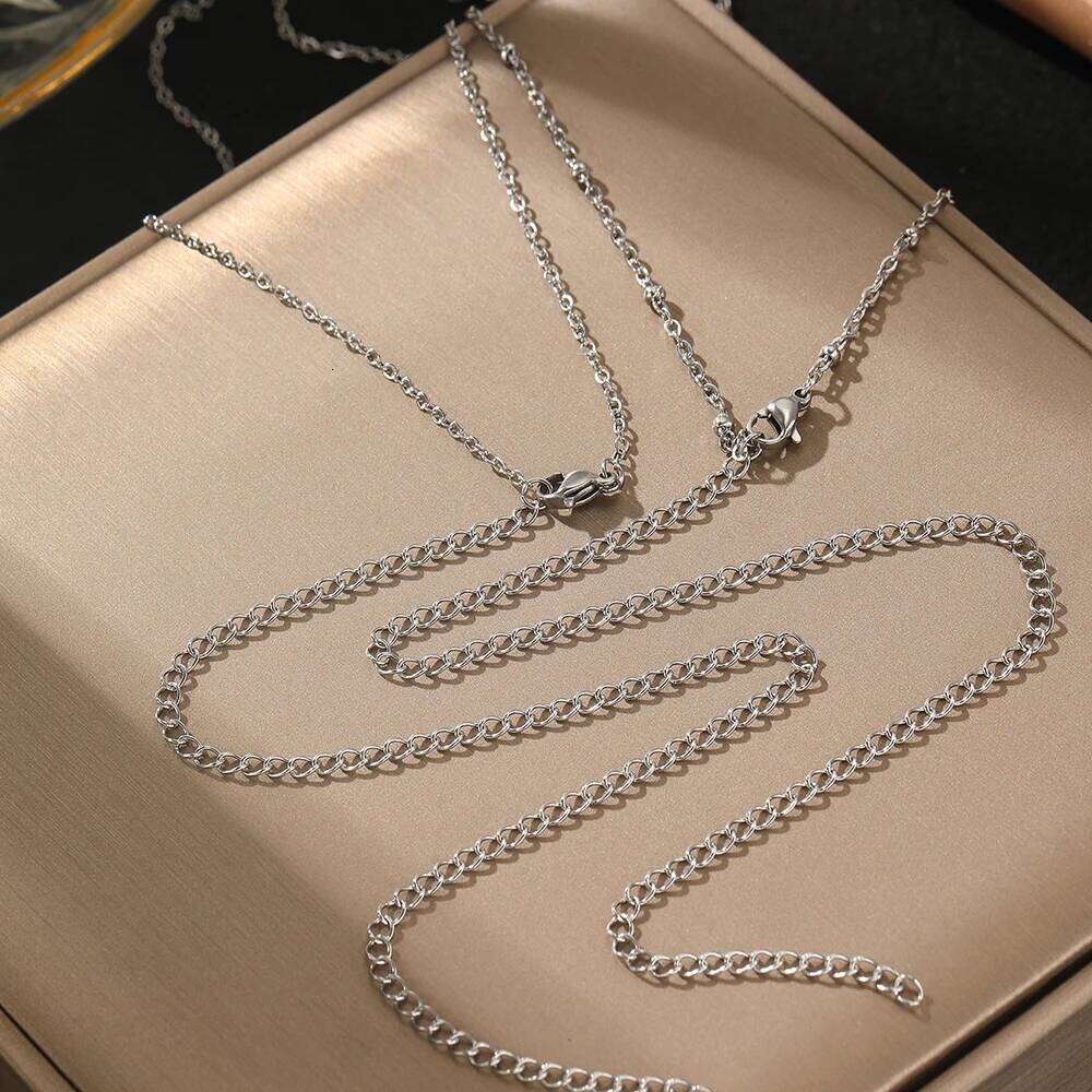Stainless Steel Fashion Minimalist New Design Exquisite Layered Waists Chain For Women Jewelry H260228