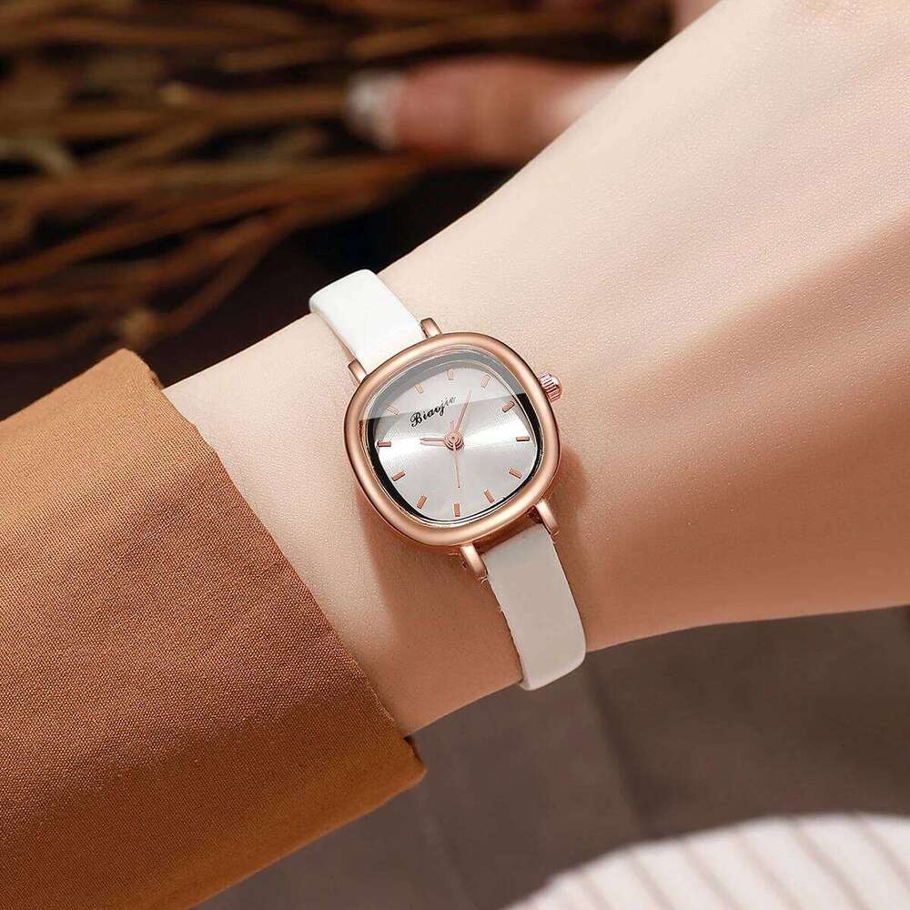 Elegant Square Dial Women Ultra-thin Leather Strap Ladies Quartz Wrist Reloj Mujer Girls Clock Gift Without Box H260228