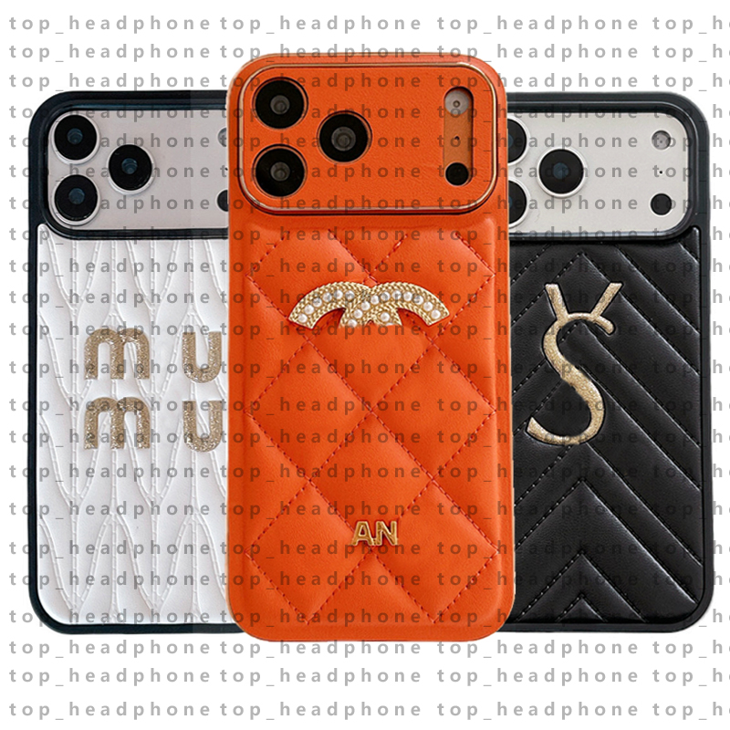 Designer Phone Case 17 Pro Max Luxury iPhone Case with for iPhone 16 ProMax Cases Apple 15 14 13 Cell Phone Cases Leather Mobile Cover Accessories 2026