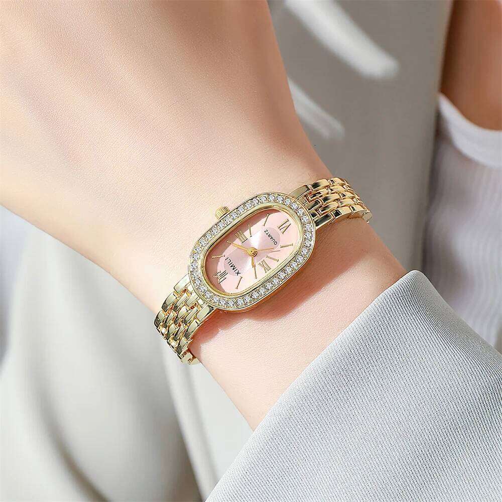Fashion Roma Oval Dial Womens Quartz Casual Strap Ladies esWithout Box H260228