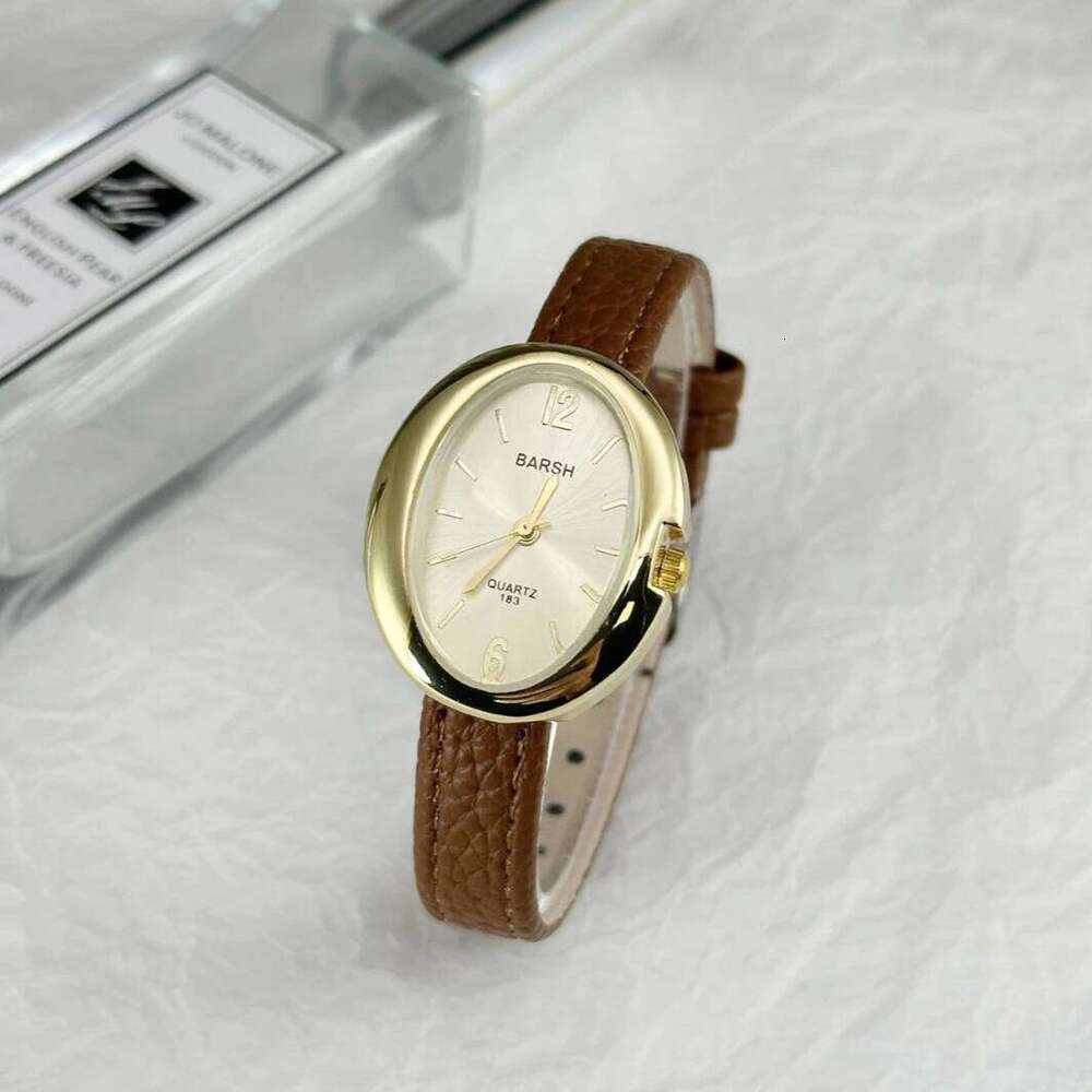 Fashion Quartz for Women Simple Leather Strap Pigeon Egg Dial Ladies es Luxury Gift Girl Wristes Dropshipping H260228