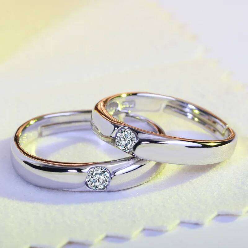 2025 Fashion Silver Color Jewelry Single Crystal for rs Claddagh Women and Men Wedding Rings H260228