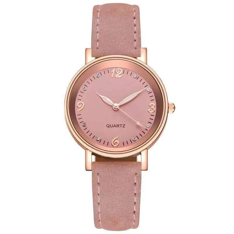 Fashion Rhinestone Women Quartz Casual Leather Strap Wrist Reloj Mujer Girls Clock Gift H260228