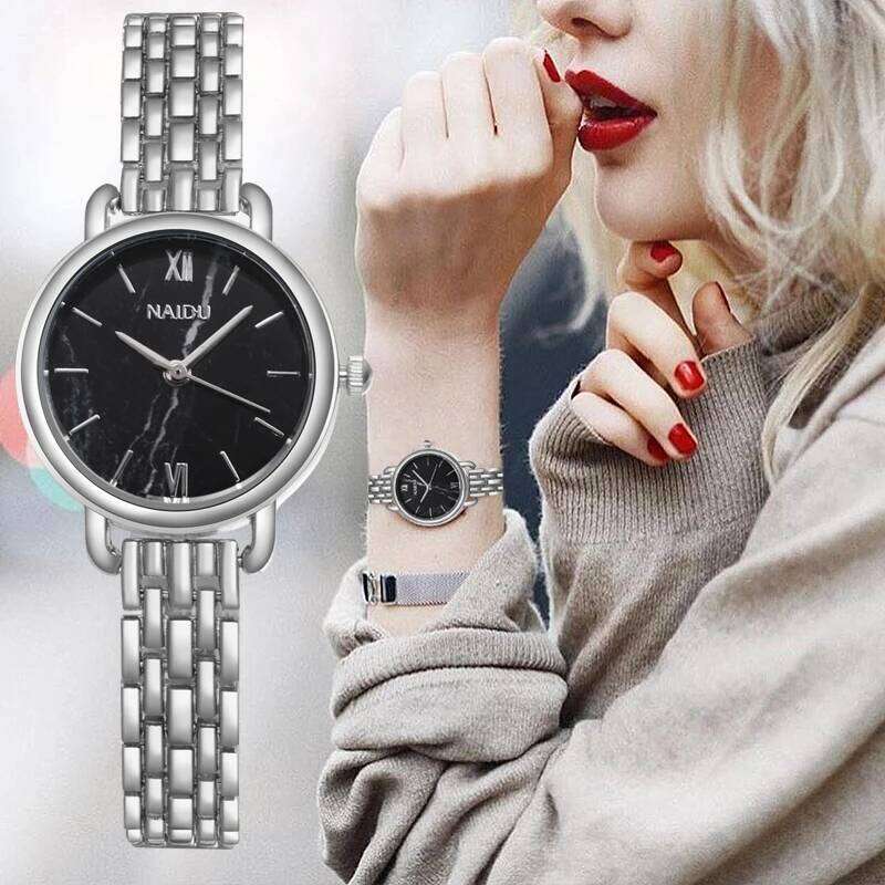 Fashion Rose Gold Woman Stainless Steel Ladies es Small Dial Elegant Female Quartz Wrist reloj H260228
