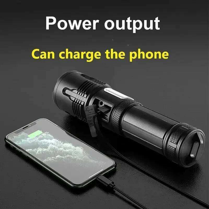 Super XHP120 Powerful Led XHP90 High Power Torch Light Rechargeable Tactical Flashlight 18650 Usb Camping Lamp Z260301