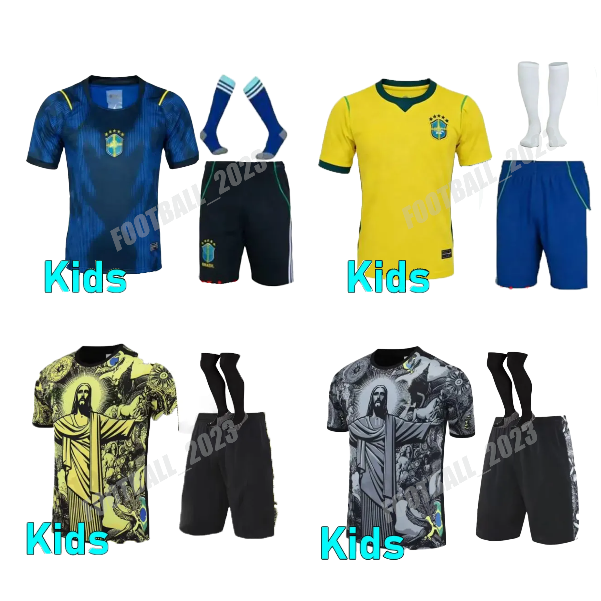BRAZILS kids football kit 2026 Copa America Cup soccer jerseys Camiseta de futbol PAQUETA RAPHINHA football shirt maillot VINI JR 26 27 brasil RICHARLISON NEYMAR