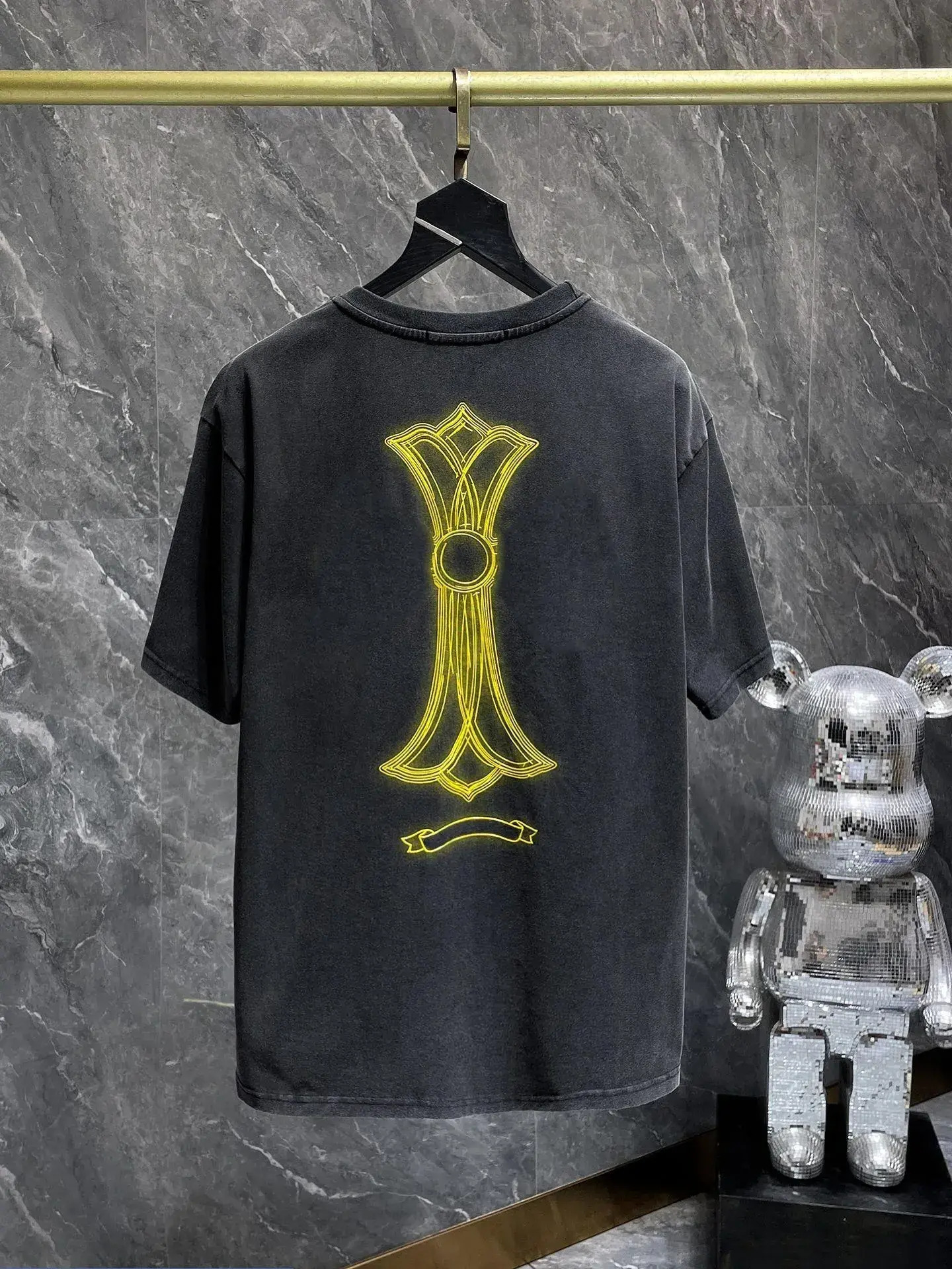 chromelys heart shirt Desiner T shirts men Luxury t shirt Men Loose Tshirts Cotton Letter Printed Black tshirt High Quality Streetwear women Short Sleeve 054