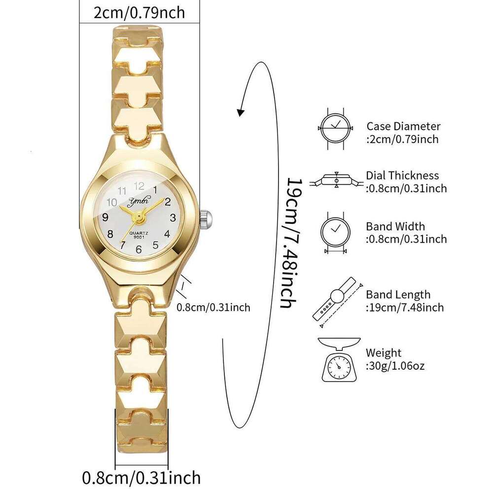 Elegant Small Arabic Dial Women es Thin Strap Ladies Quartz Wrist Reloj Mujer Girls Clock GiftWithout Box H260228