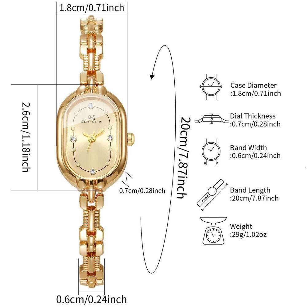 Fashion Rhinestone Small Dial WomQuartz Ladies Elegant Strap Wrist Reloj Mujer Girls Clock GiftWithout Box H260228