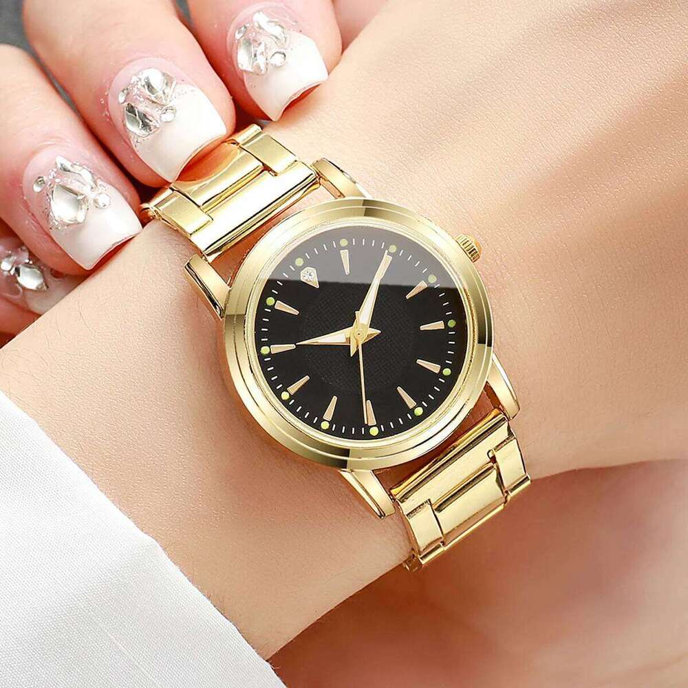 Fashion Women es Casual Alloy Band Simple Dial Analog Quartz WristWithout Box H260228