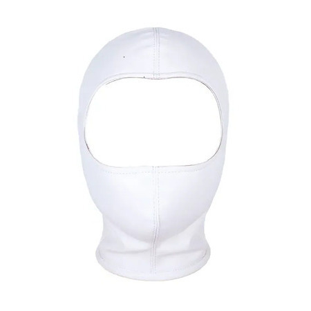 2026 New PU Leather Open Eye Face Blindfold Sexy Fetish Hood Mask Head Bondage Adult Games Toys For Couple Adult adult toys Toys Men Sex Product 011