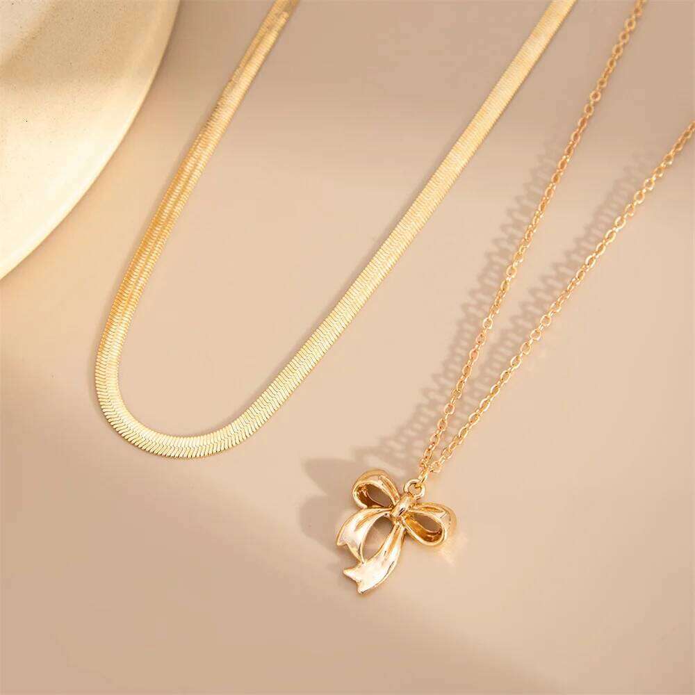 Boho Bow Pendant Snake Waist Women'S Adjustable Stacked Layered Body Chain Summer Accessories Girl Gift H260228