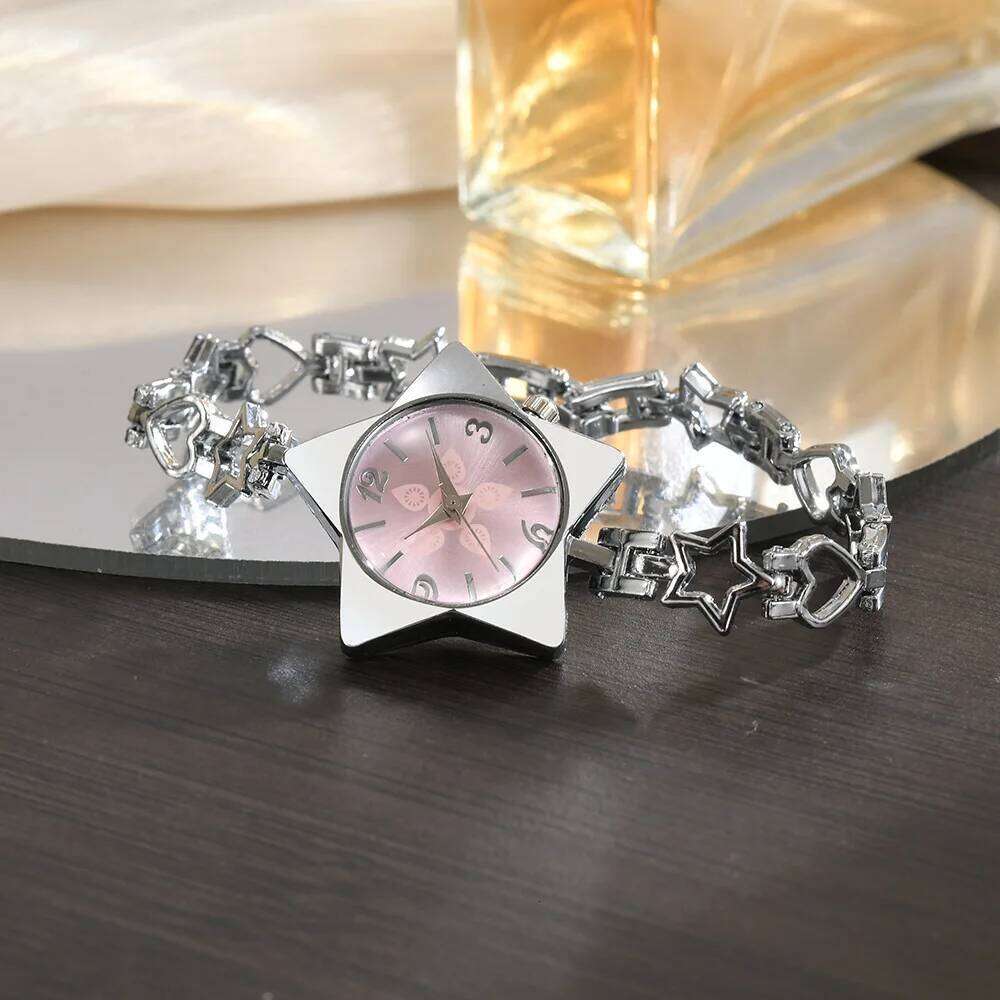 New Creative Fashion Simple Holiday Star Pentagram Women's Quartz H260228