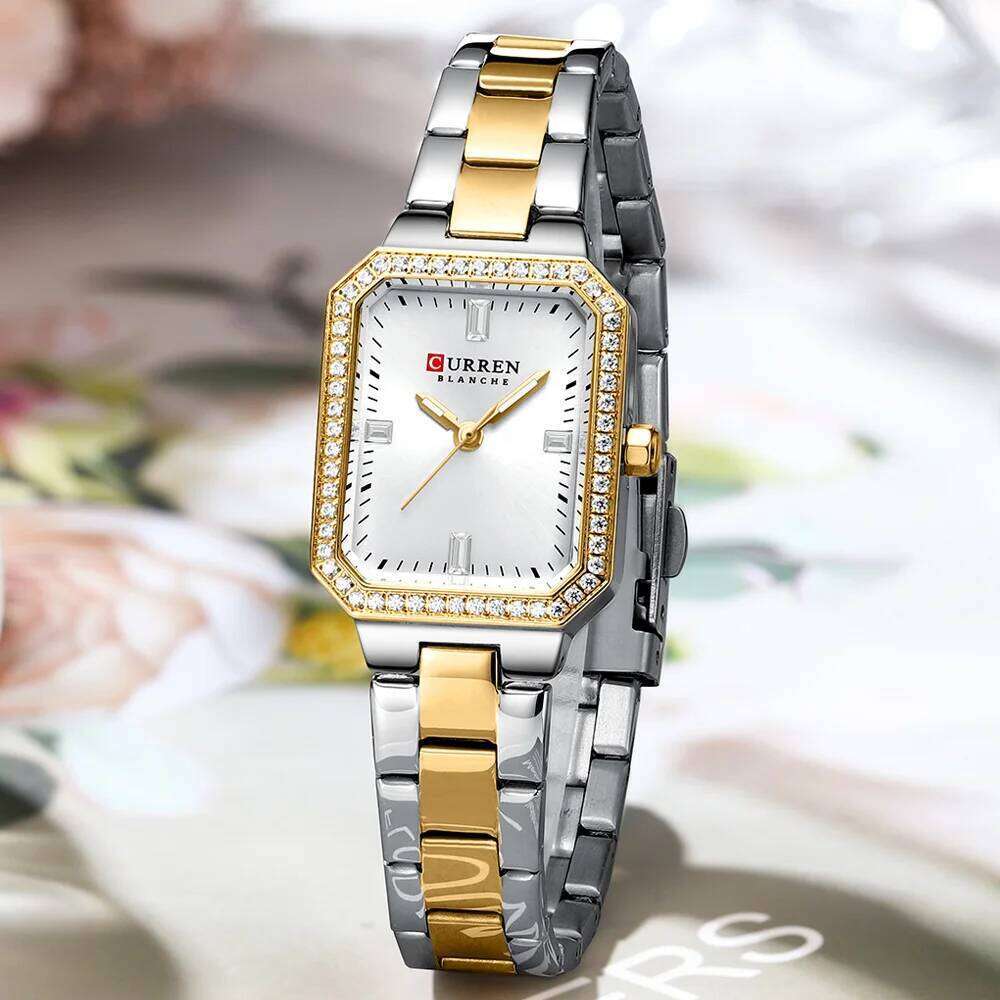 CURREN Elegant Quartz Ladies Wrist Top Brand Original For Women Luxury Waterproof Luminous es H260228