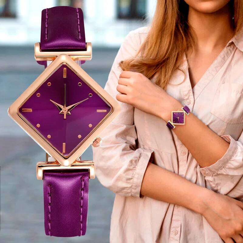 Brand Women's Wrist Women Quartz es Ladies Clock Leather Gift Reloj Mujer relojes de mujer H260228