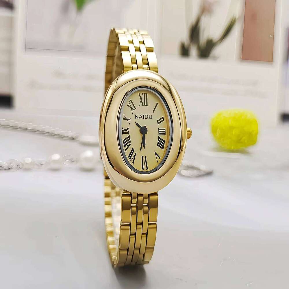 2025 New Oval Beautiful Ladies es with Stainless Steel Strap for Girl Student Quartz Minimalist Women Wristes Hot Sale H260228