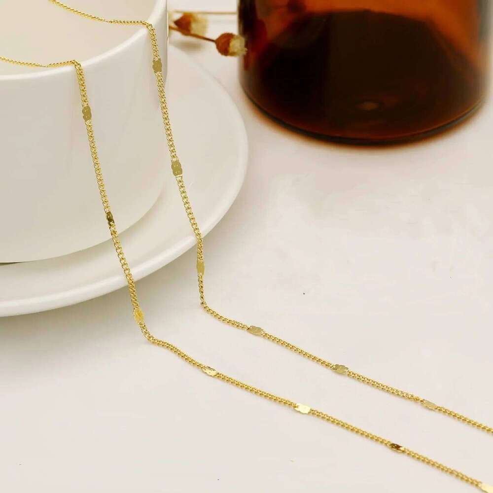 New Metal Flat Thin Double-layer Women's Popular Body Chain Waist 2025 Summer Bikini Accessory H260228