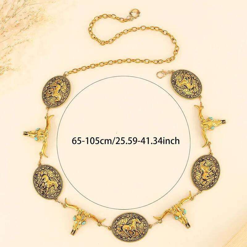 Body Jewelry Belt Women Metal Waist Fashion Multilayer Chain Belts for Dress H260228