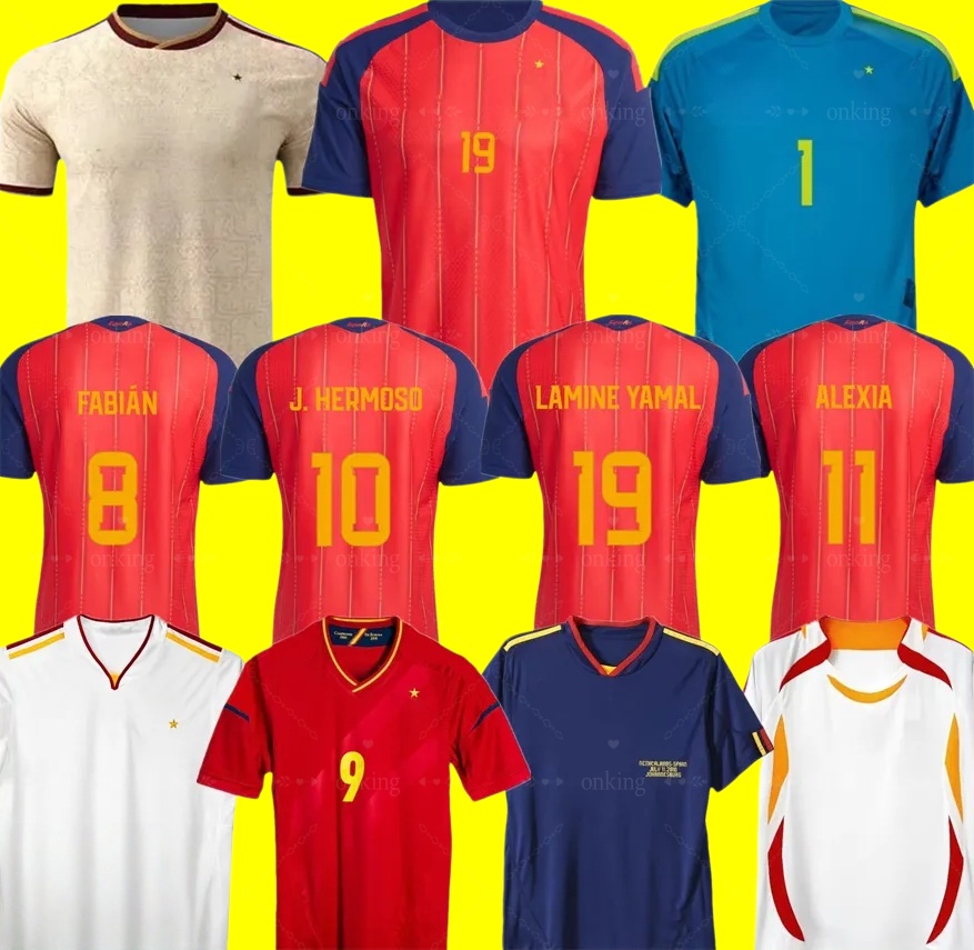 2026 World Cup Spain Jersey LAMINE YAMAL Soccer Jerseys PEDRI GAVI MORATA Carvajal Home away OLMO FERRAN WILLIAMS JR Football Shirt RODRIGO Camiseta de futbol 3XL 4XL