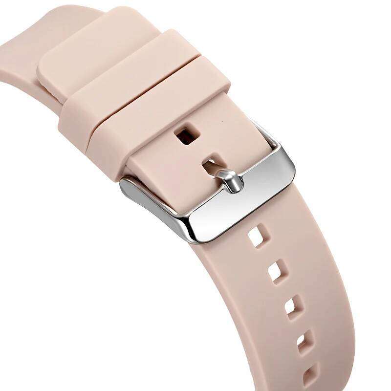 Minimalism For Women 41mm Case with PVD Finish Rubber Strap H260228