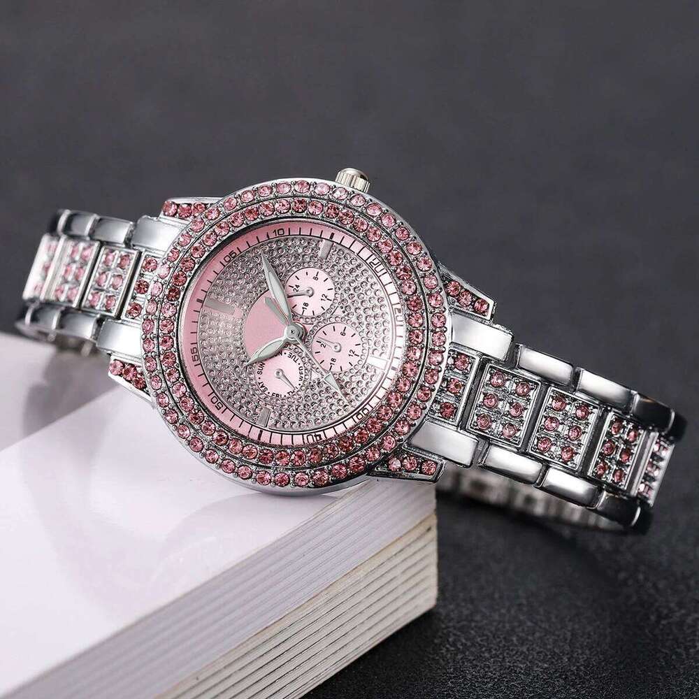 Luxury Full Diamond Women Quartz Wrist Fashion Ladies es Reloj Mujer Girls Clock GiftWithout Box H260228