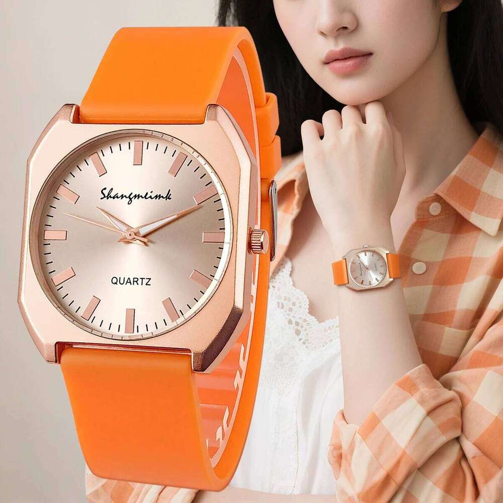 Colorful fashion casual silicone sport women men quartz es H260228