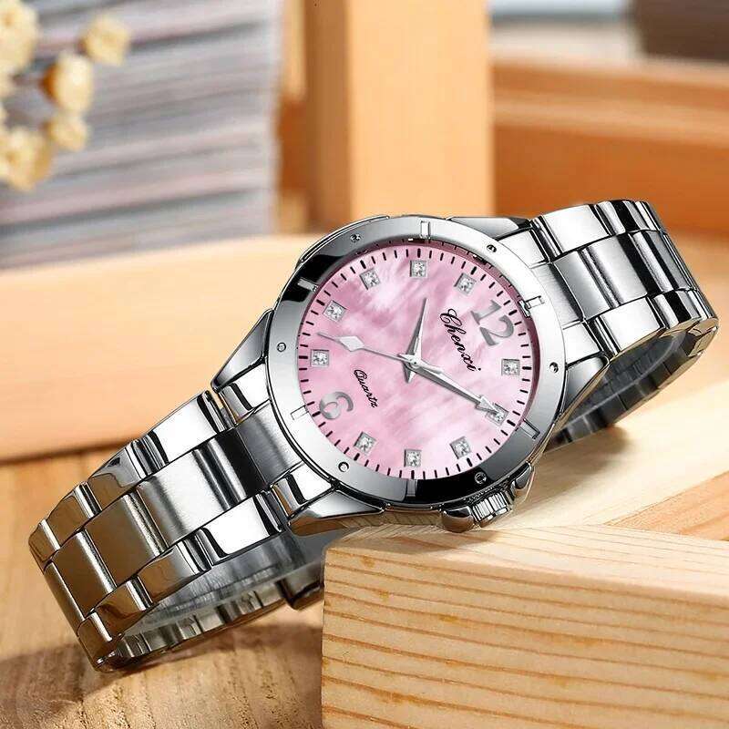 CHENXI 019M Girl Friend for Women Luxury Alloy Simple Ladies Quartz Wrist es Reloj Mujer Relogio Feminino H260228