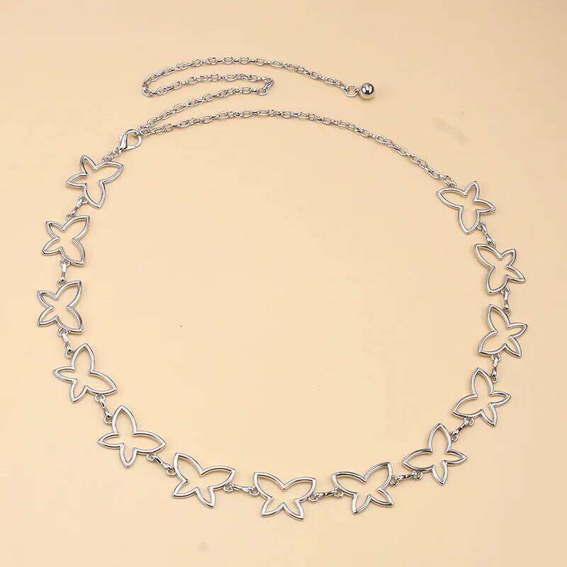 Gothic Butterfly Tassel Charm Belly Waist for Women Beaded Beach Bikini Body Chain Sexy Jewelry Party H260228