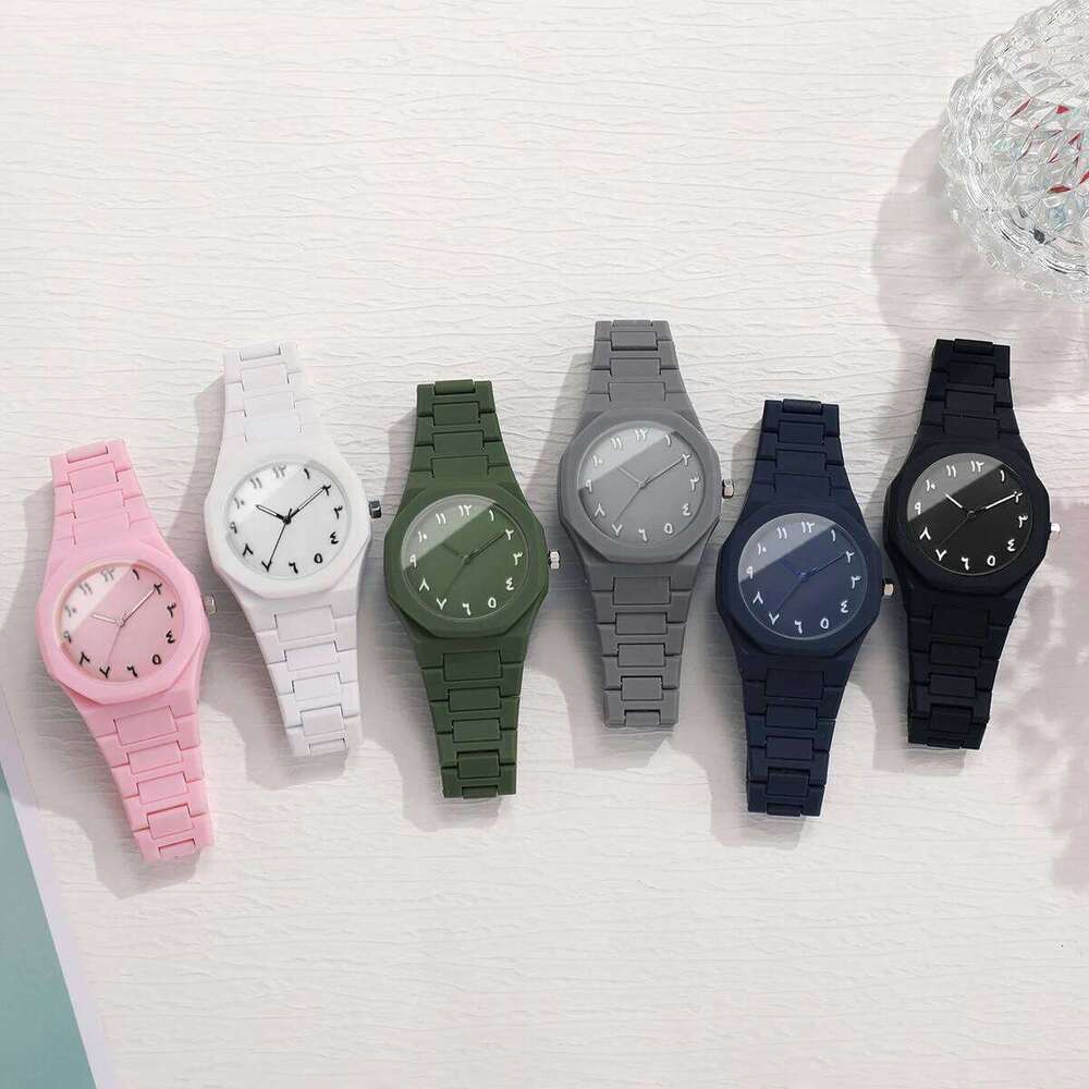 Fashion Plastic Strap Quartz Casual Women es Reloj Mujer Girls Clock Gift No Box H260228