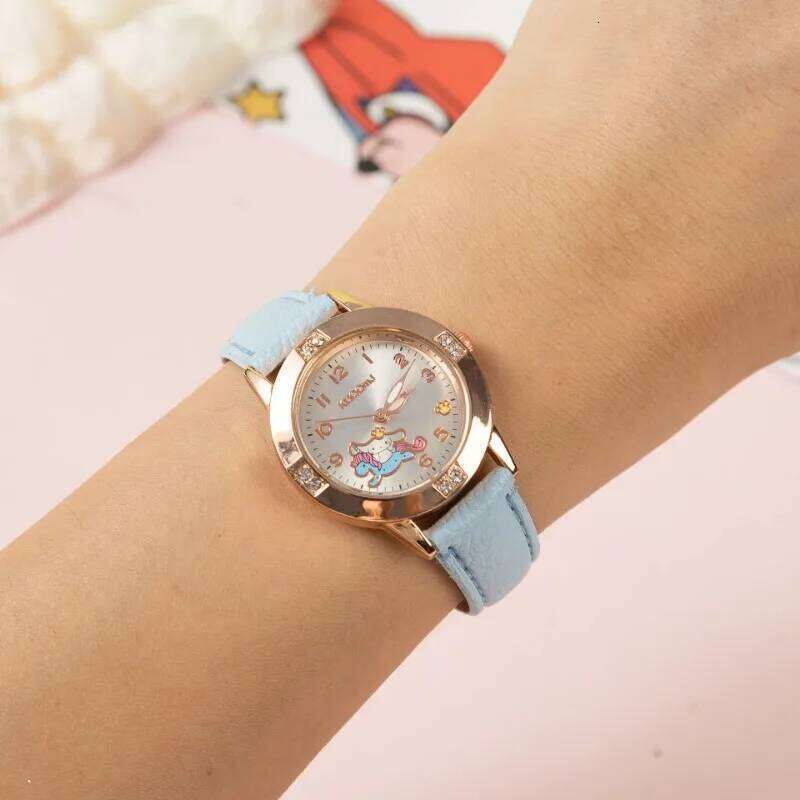 Rose Gold Diamond Belt , Ladies Quartz H260228