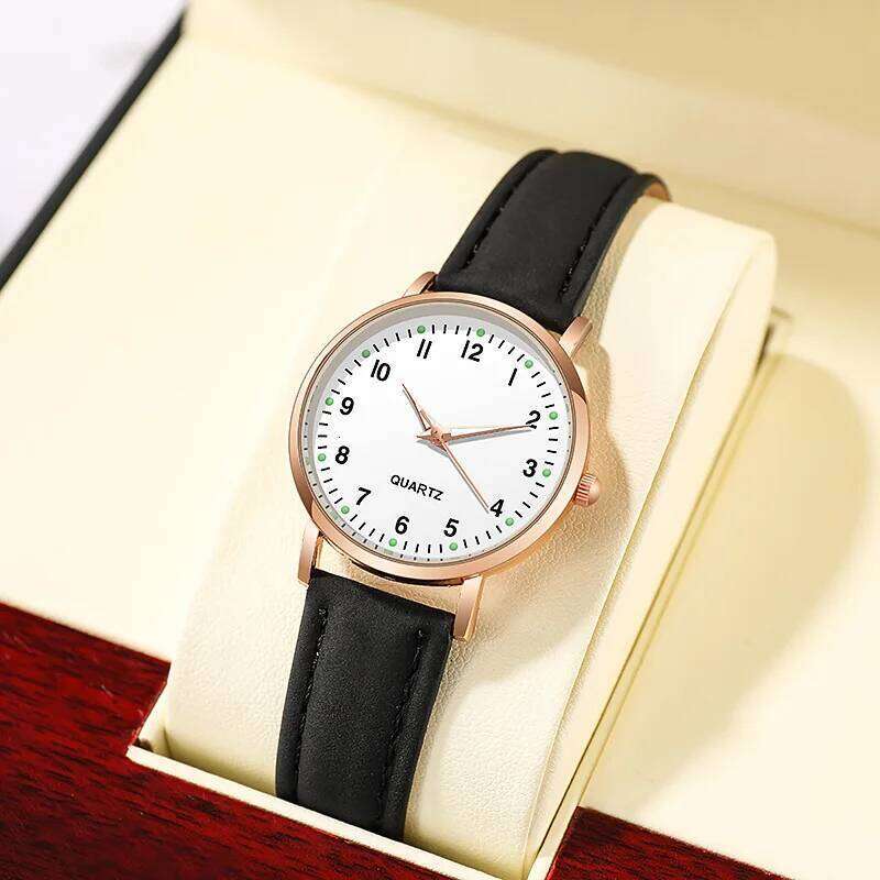 Fashion For Women Leather Belt es Ladies Luxury Analog Quartz Luminous Wrist Clock Relogio Feminino H260228