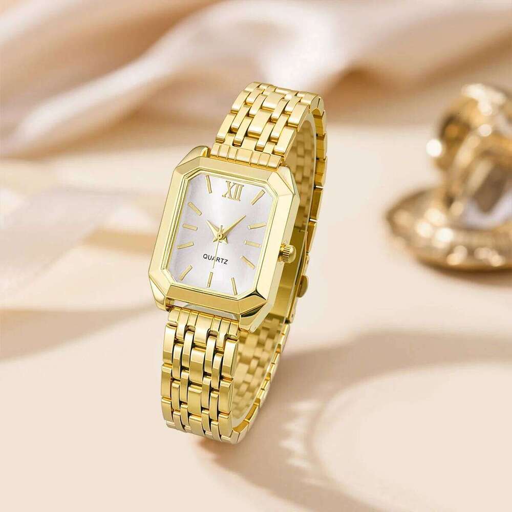 Brand Wrist Women Alloy Strap Quartz es Ladies Clock Festival Gift Valentine's Day H260228