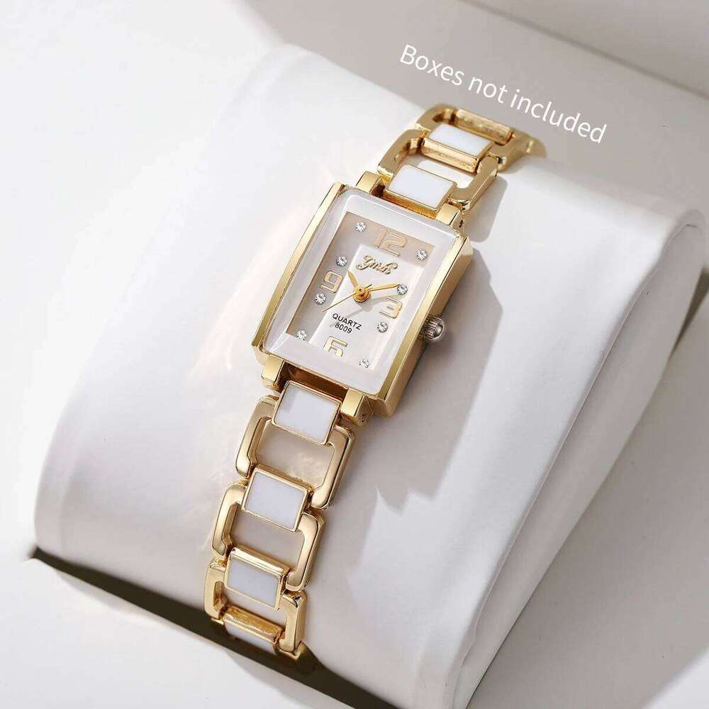 Elegant Women es Fashion Square Dial Quartz Wrist for Ladies Clock Reloj MujerWithout Box H260228