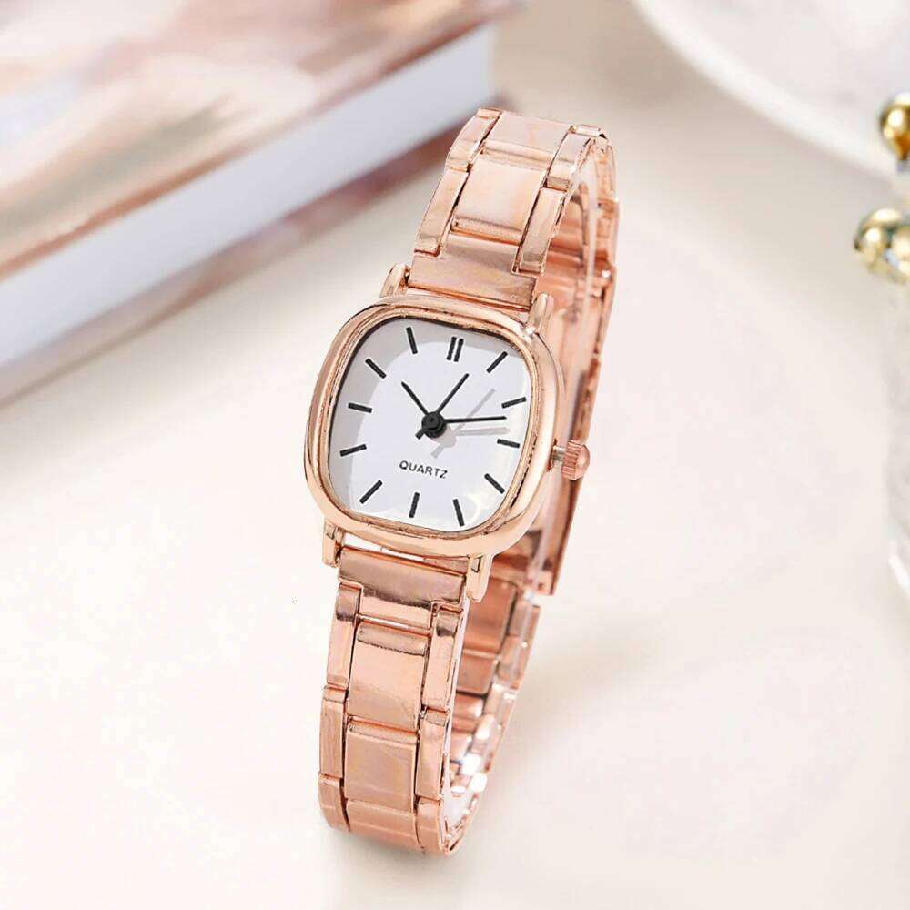 Fashion Women es Simple Small Dial Analog Quartz Reloj Mujer Girls Clock Gift H260228